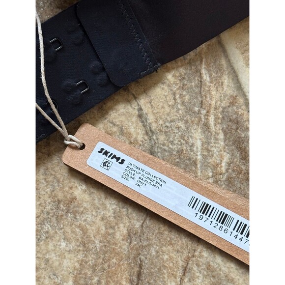 Skims Ultimate Nipple Push-up Bra Onyx Size 34C - Picture 8 of 8